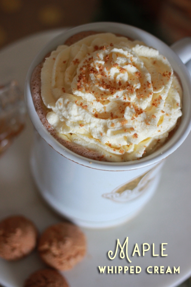 Maple Whipped Cream { Be What We Love }